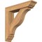 Ekena Millwork Funston Traditional Smooth Bracket w/ Offset Brace, Western Red Cedar, 5 1/2"W x 24"D x 24"H BKT0604X24X24FST01SWR - alternate 1